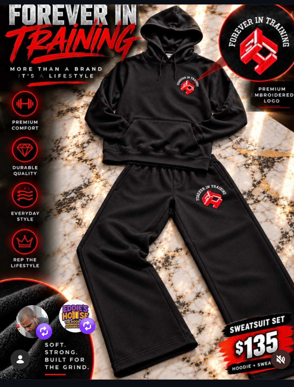 Forever in Training (FIT)  Sweat Suits
